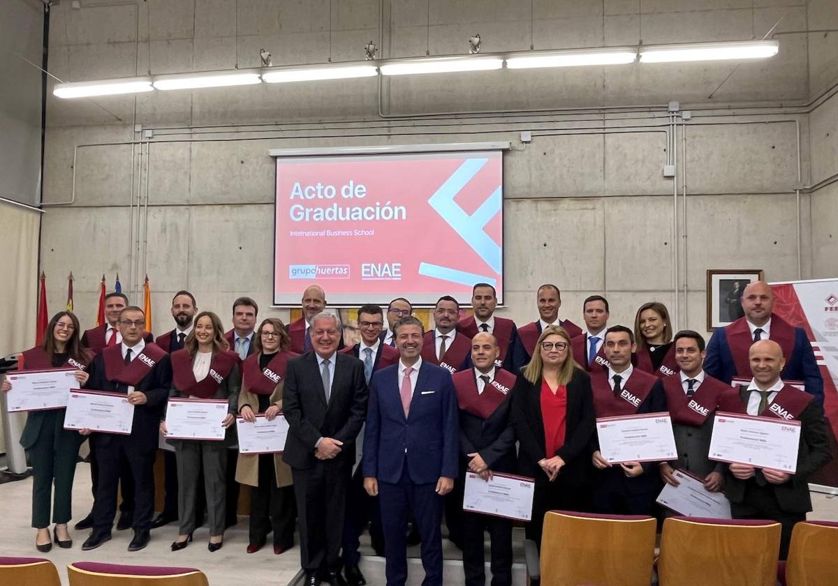 Grupo Huertas celebra la entrega de diplomas de la II edición del Professional MBA