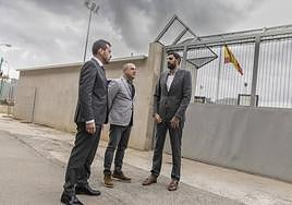 Visita de Antelo al centro de atención temporal de extranjeros (CATE), en una imagen de archivo.