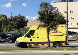 Una ambulancia en Murcia, en una foto de archivo.