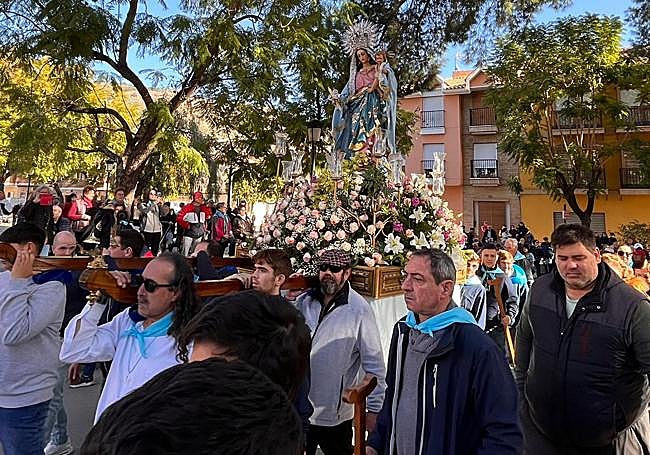 La Virgen de la Candelaria de Alhama.