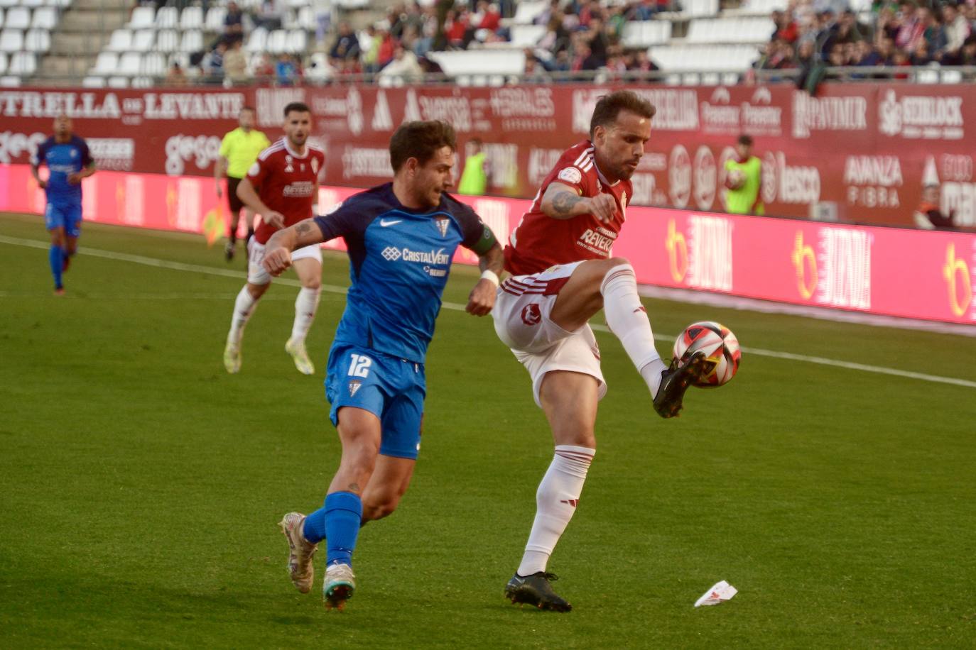 La victoria del Real Murcia frente al San Fernando, en imágenes