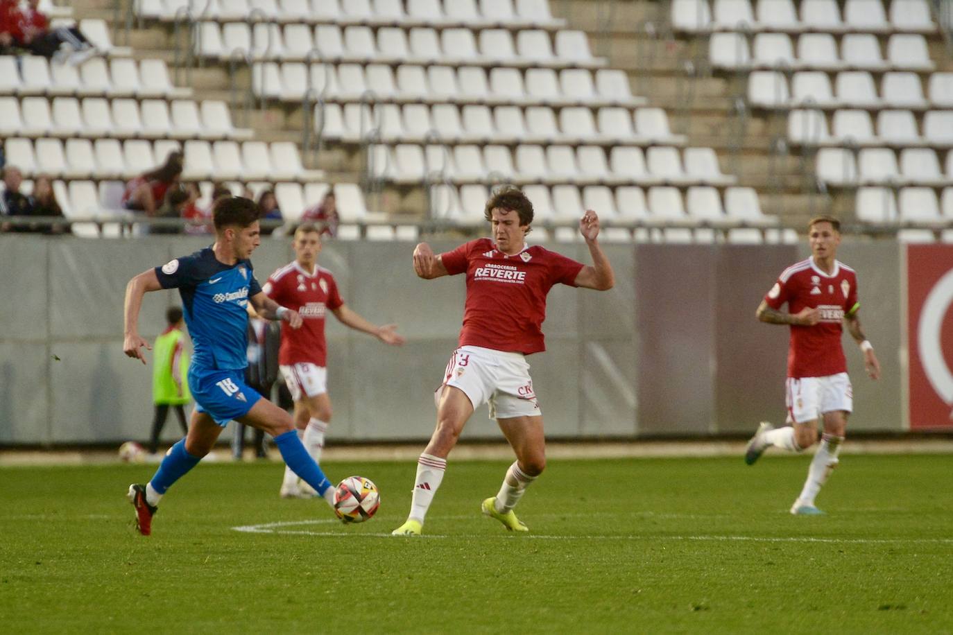 La victoria del Real Murcia frente al San Fernando, en imágenes