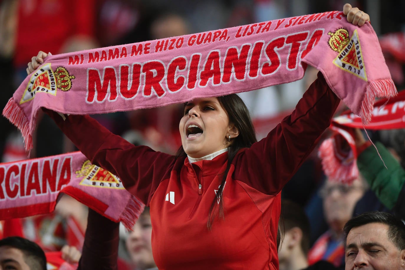 La victoria del Real Murcia frente al San Fernando, en imágenes