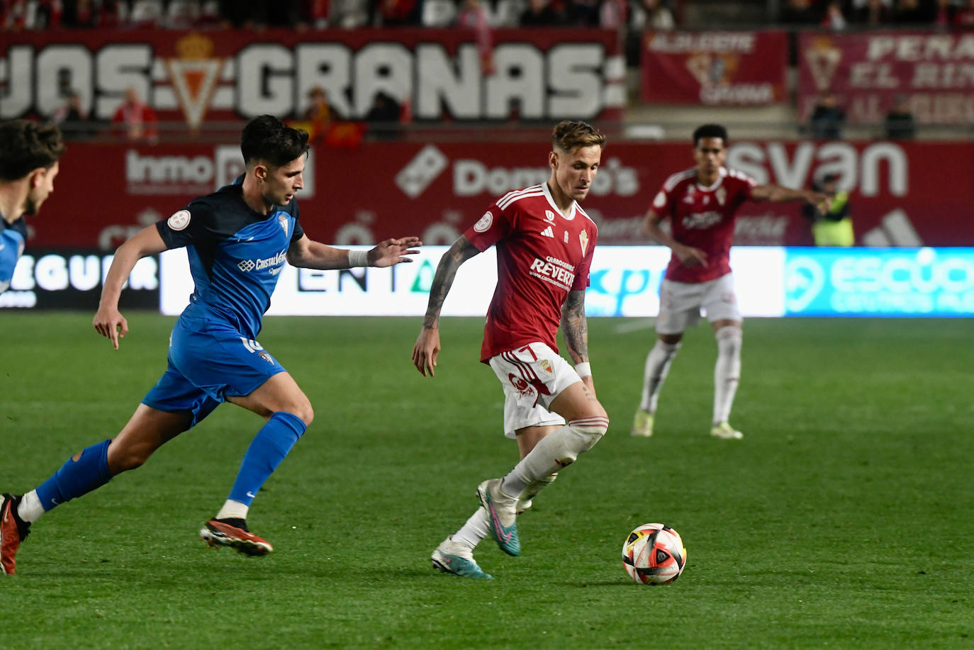 La victoria del Real Murcia frente al San Fernando, en imágenes