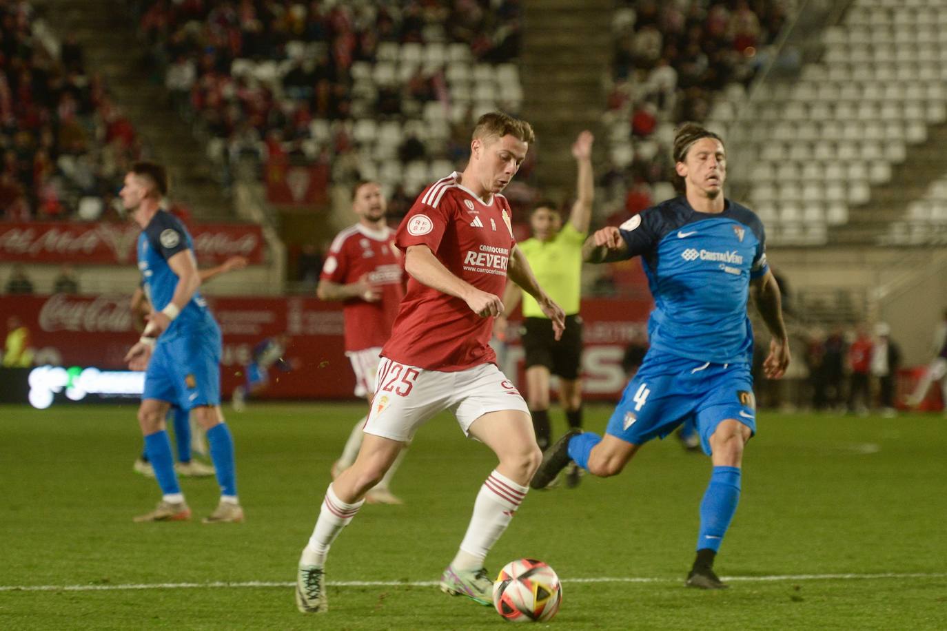 La victoria del Real Murcia frente al San Fernando, en imágenes