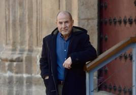 Antonio Parra, director de la Cumbre Flamenca de Murcia, esta semana junto al Café del Arco.