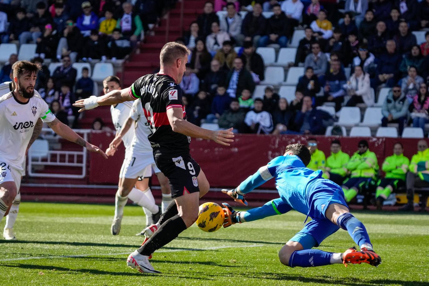 El empate del Cartagena frente al Albacete, en imágenes