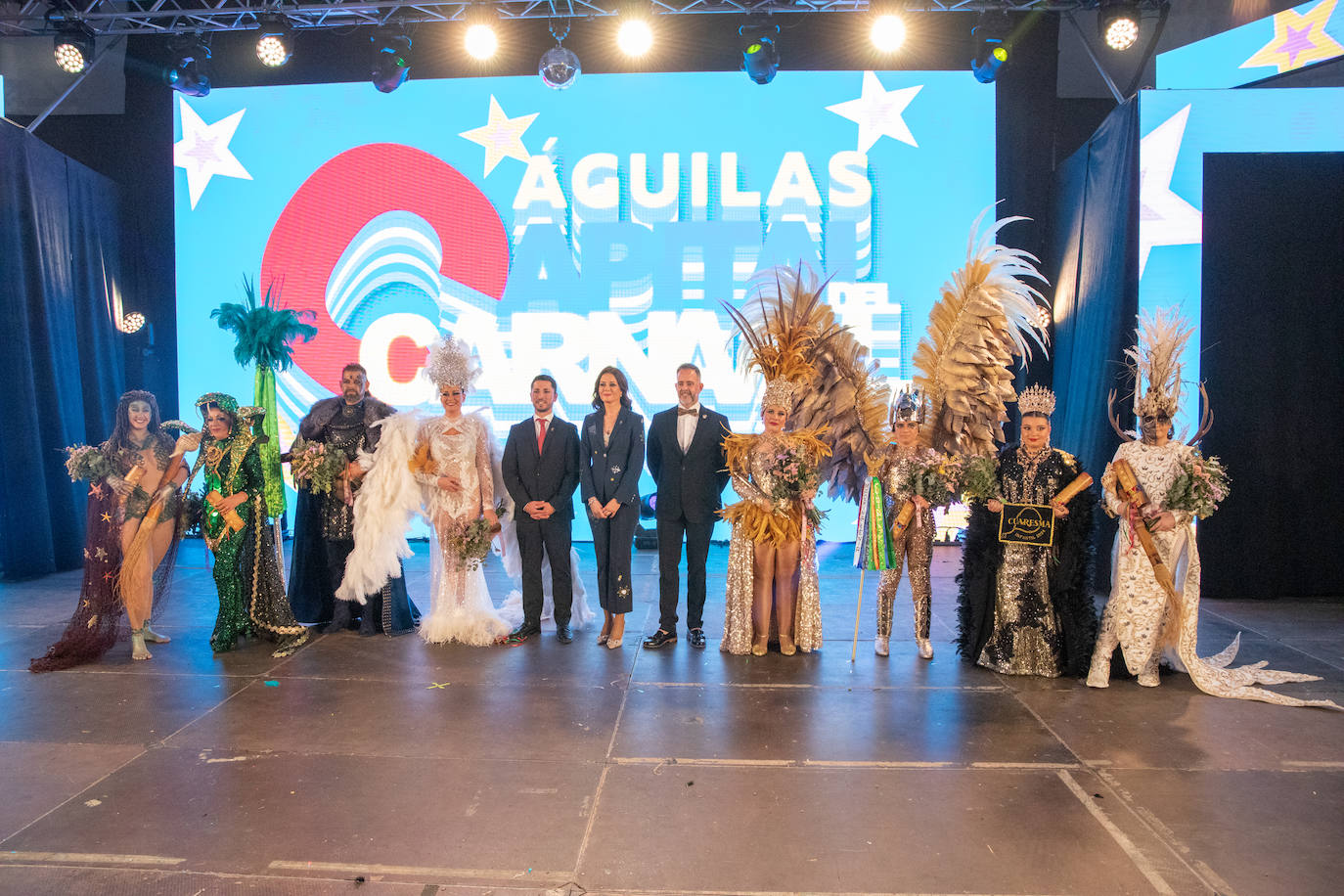 Gala de intercambio de poderes del Carnaval de Águilas, en imágenes