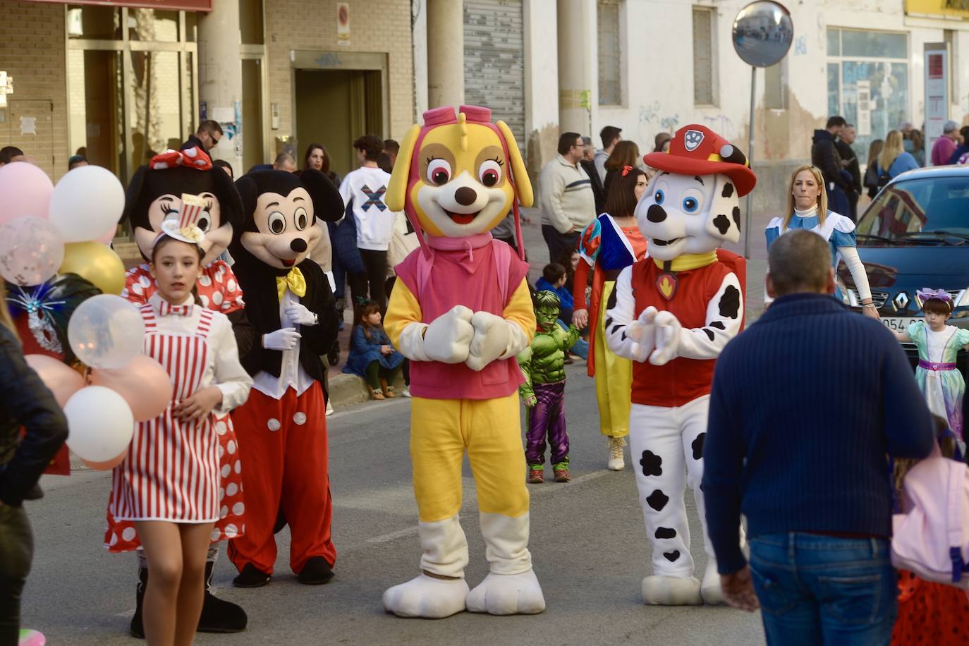 El desfile infantil del Carnaval de Beniaján, en imágenes