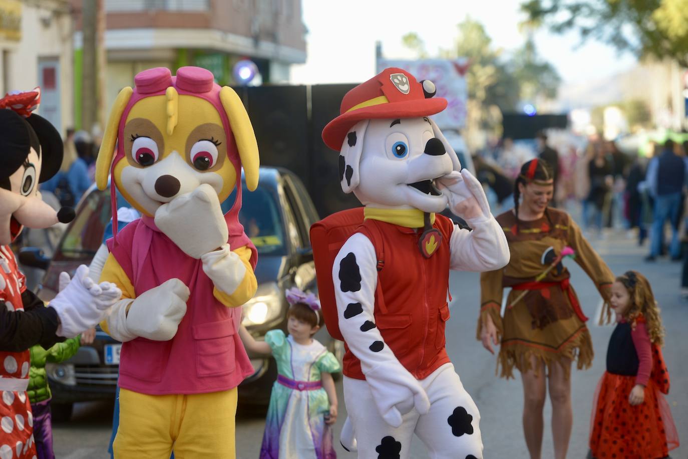 El desfile infantil del Carnaval de Beniaján, en imágenes
