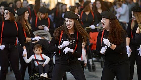 El desfile infantil del Carnaval de Beniaján, en imágenes