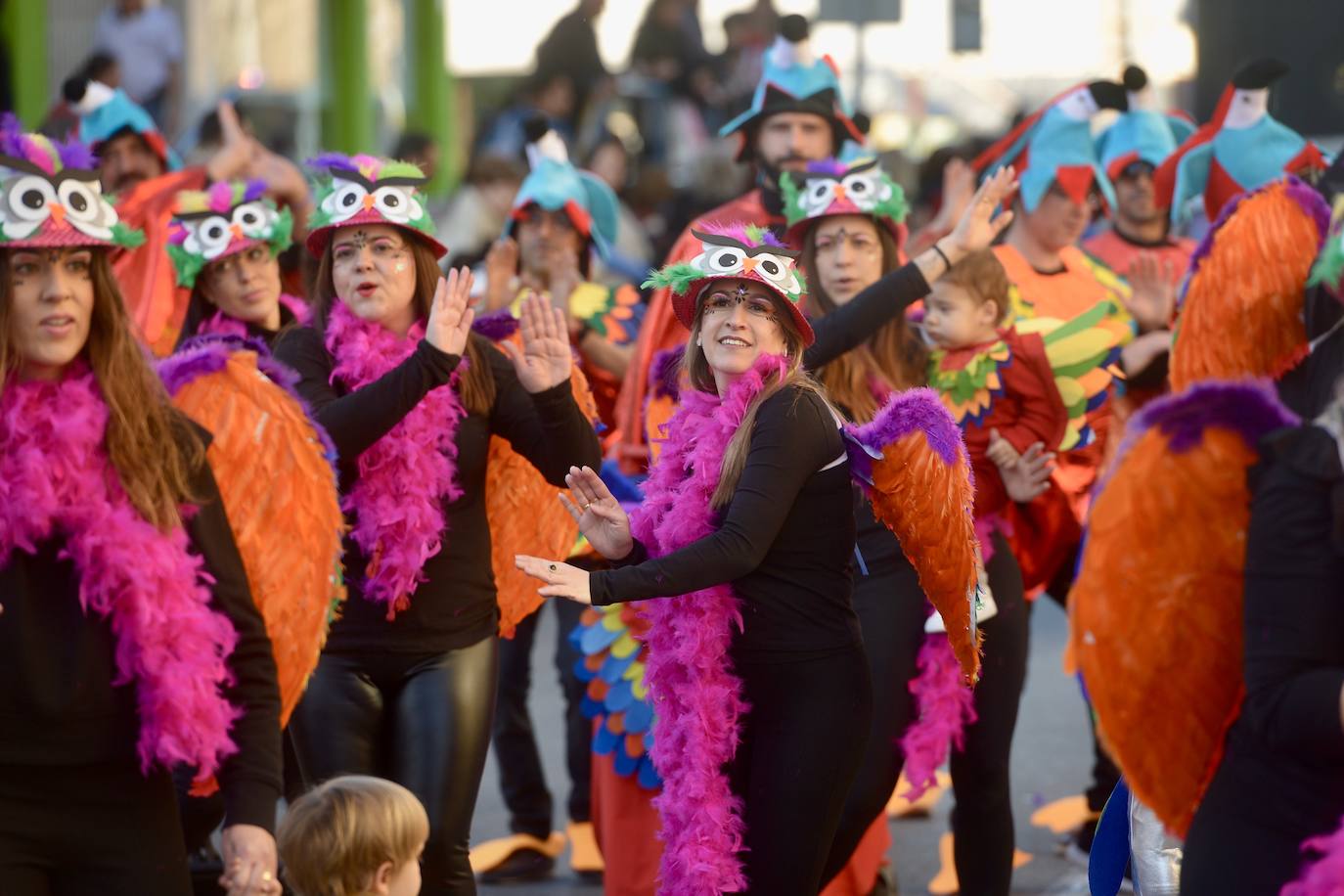 El desfile infantil del Carnaval de Beniaján, en imágenes