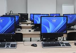 Nueva aula de formación habilitada en el Centro de la Mujer.