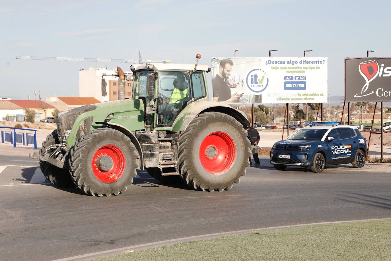 Las imágenes de la tractorada en Lorca