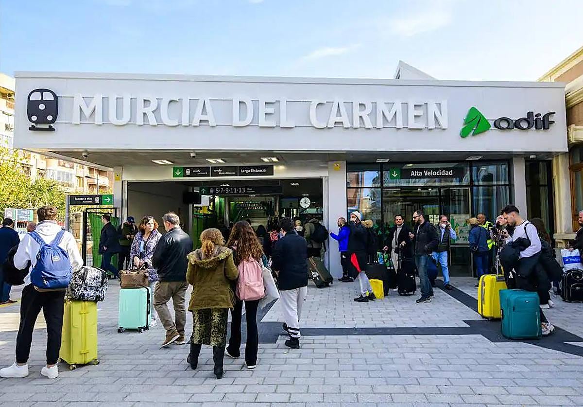 Estación de Alta Velocidad de Murcia del Carmen, en una imagen de archivo.