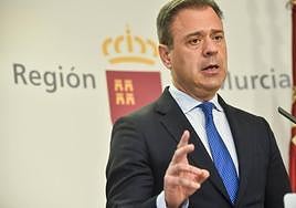 Marcos Ortuño, en rueda de prensa.