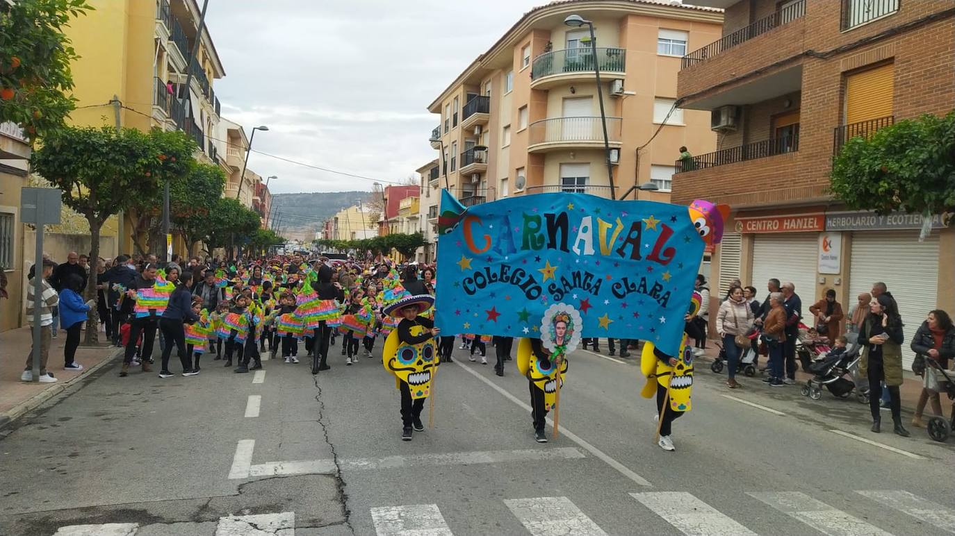 Primer desfile del Carnaval de Mula, en imágenes