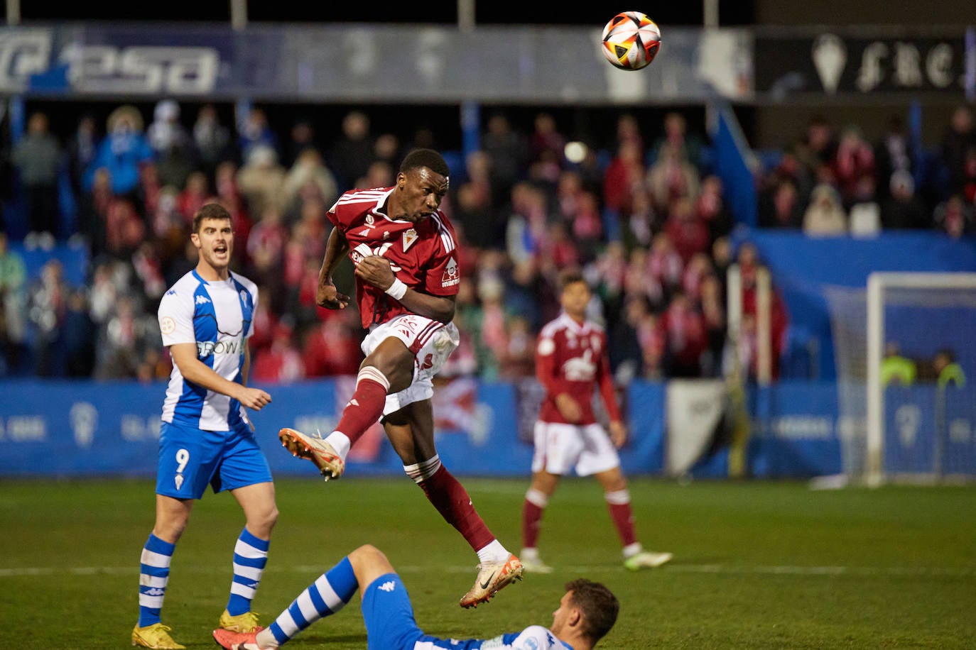 La victoria del Real Murcia frente al Alcoyano, en imágenes