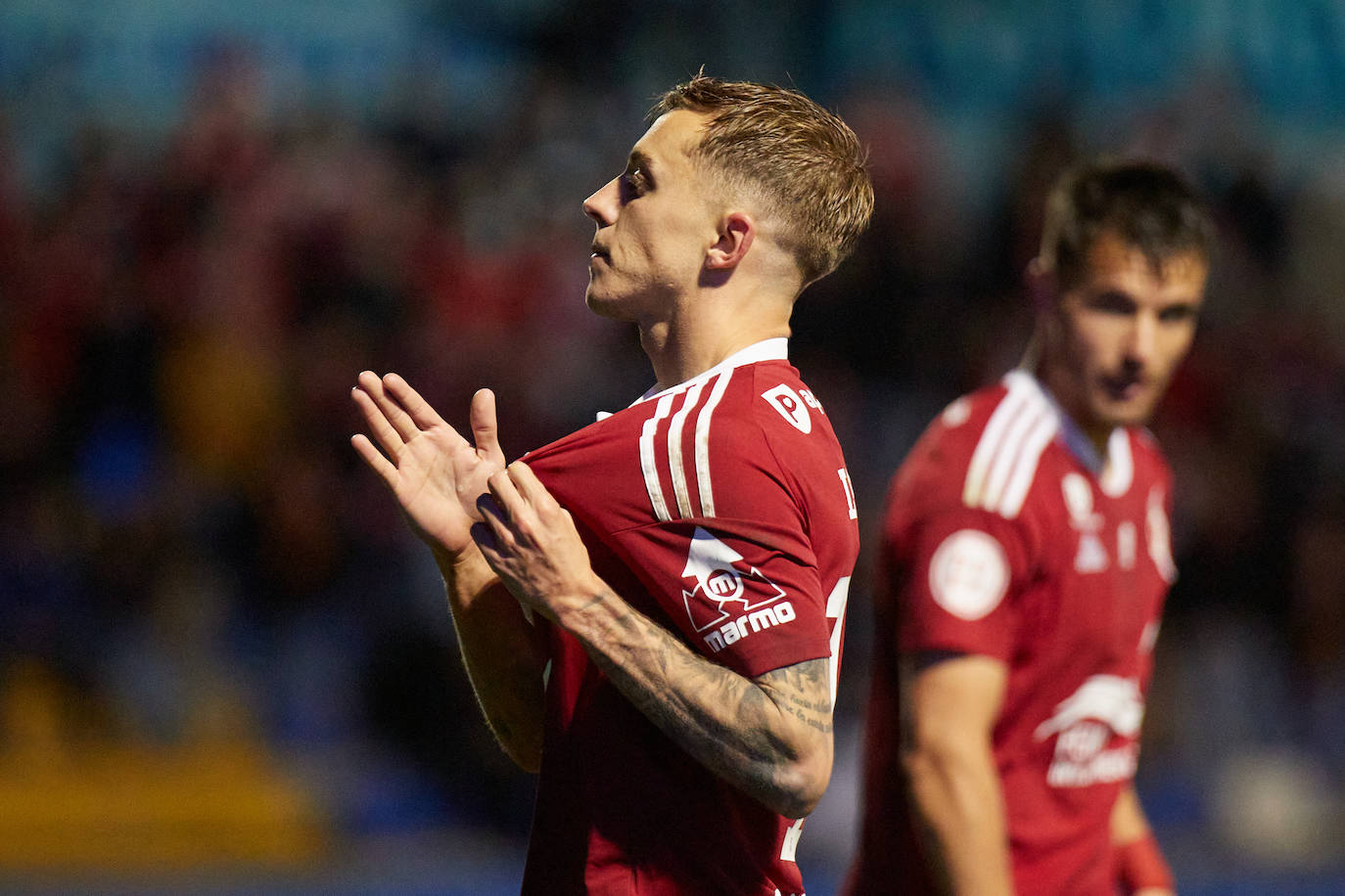 La victoria del Real Murcia frente al Alcoyano, en imágenes