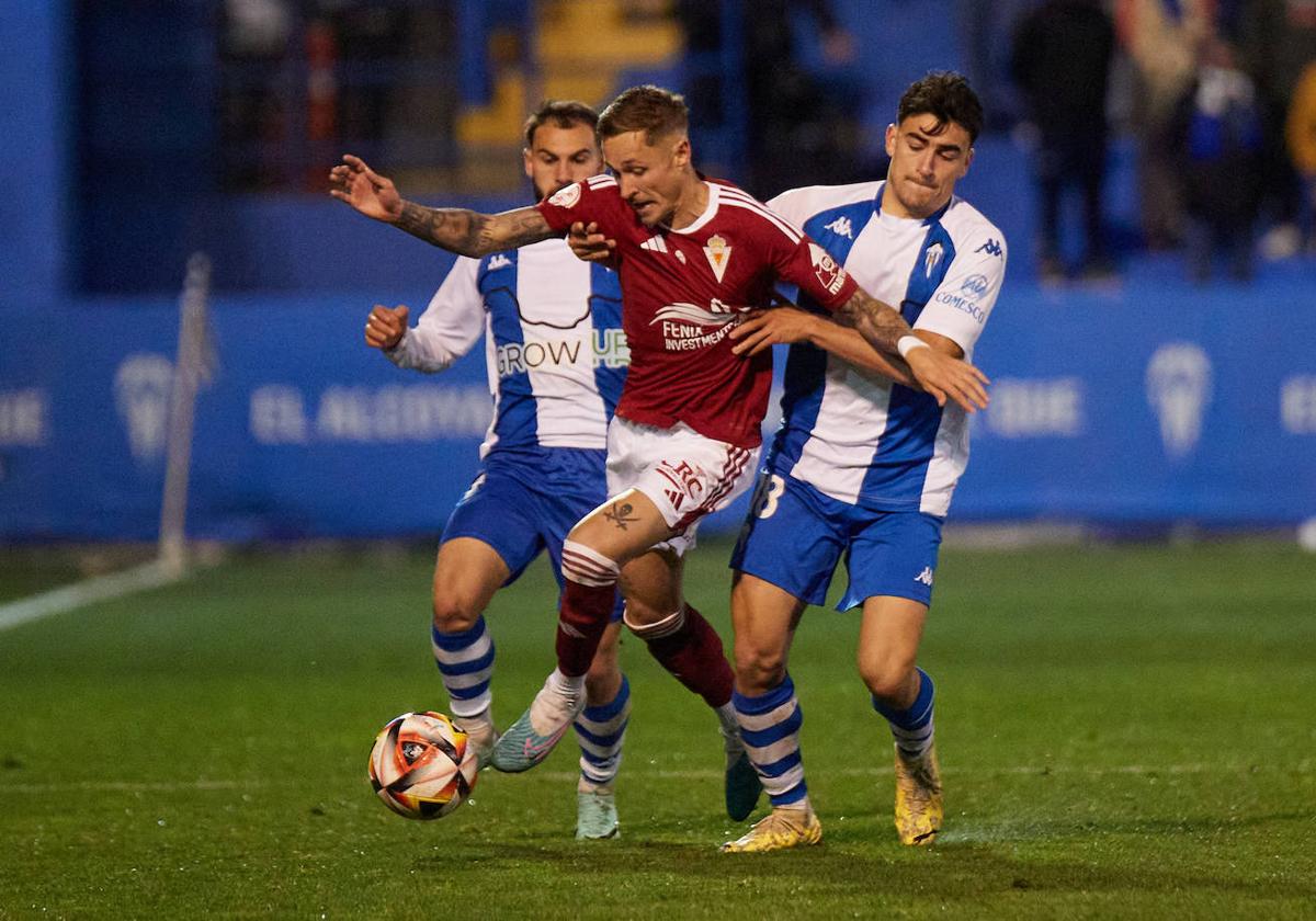 La victoria del Real Murcia frente al Alcoyano, en imágenes