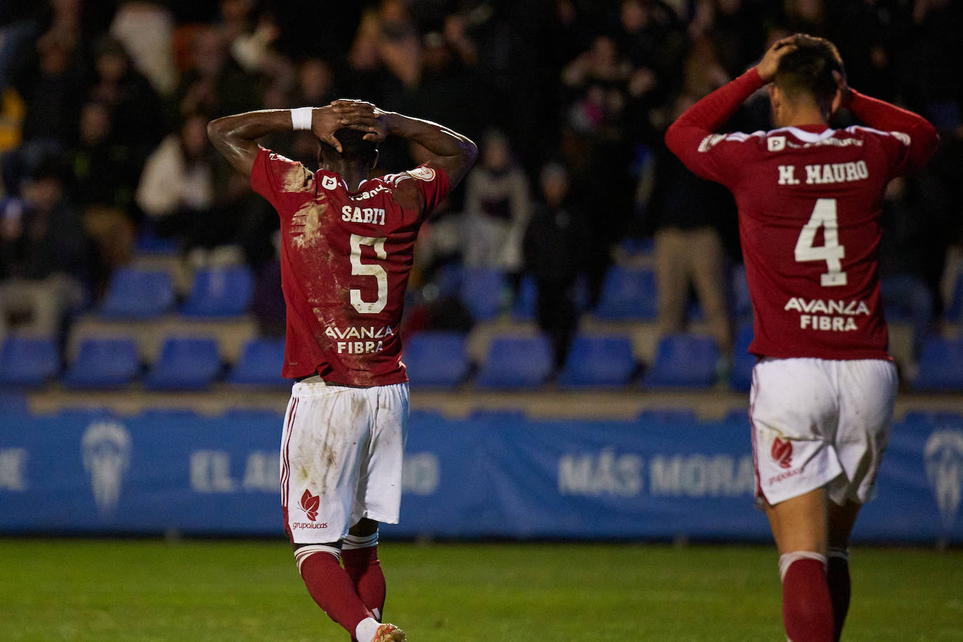 La victoria del Real Murcia frente al Alcoyano, en imágenes