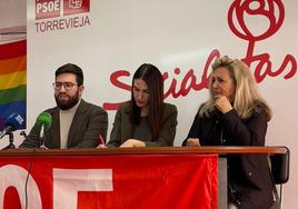 A Barbara Soler le acompañarán Tomás Ruiz García como secretario de organización (a la izquierda) y Cristina Tañá (a la derecha) como presidenta.