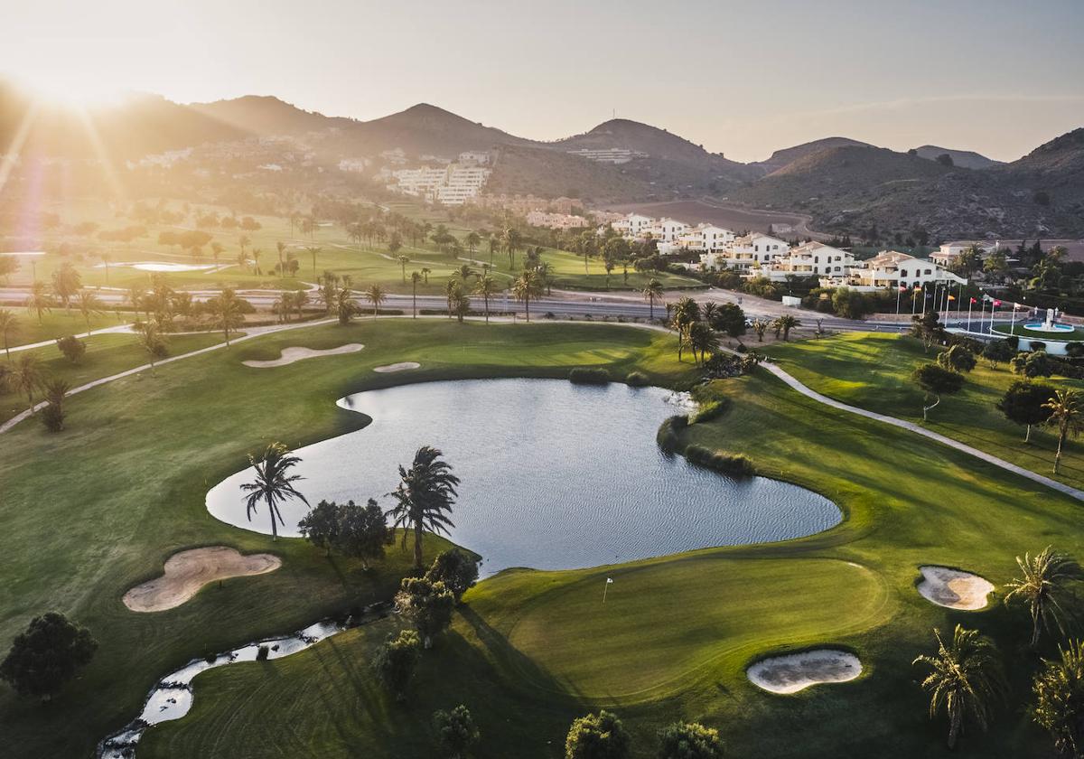 Vista aérea de La Manga Club.