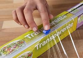 Nuevo sistema de corte del film transparente de Mercadona.