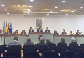 Un momento del Pleno de este jueves celebrado en el Ayuntamiento de San Javier.