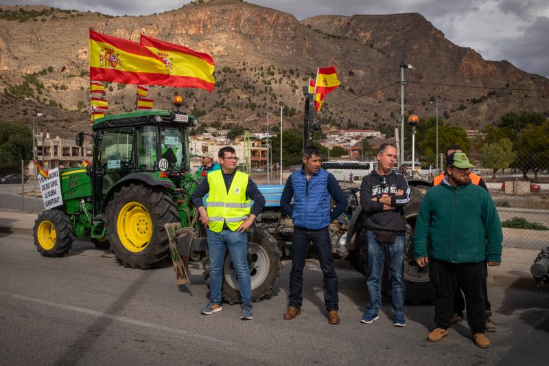 La tractorada de los organizaciones agrarias por la Vega Baja no logra cortar la A-7