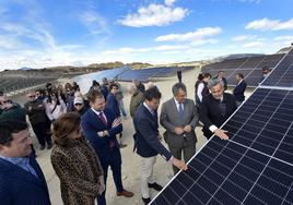 Inauguración de la planta de Energía Fotovoltaica 'Cabezo de las Piedras' en El Fenazar.