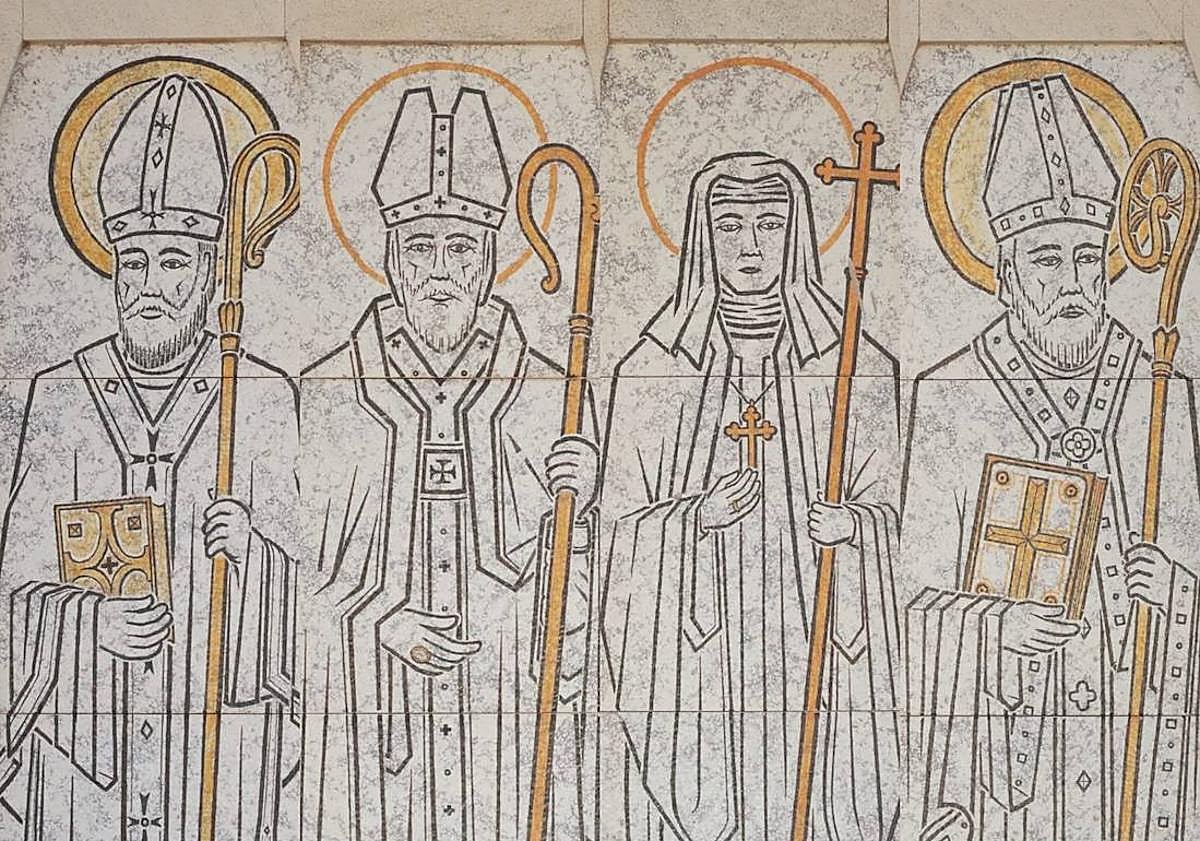 Imagen principal - 1. Los Cuatro Santos de Cartagena. 2. San Hermenegildo, el hijo santo de Teodosia (colección Museo del Prado). 3. Recadero, hijo de Teodosia y sobrino de los Cuatro Santos. 