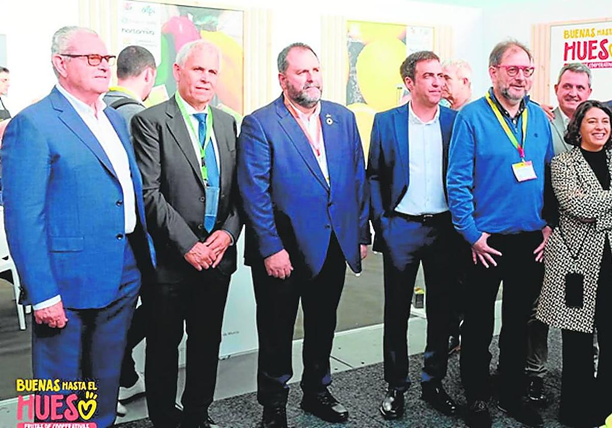 Cirilo Arnandis, presidente de Cooperatives Agro-Alimentàries Comunitat Valenciana; Fulgencio Torres, presidente de Cooperativas