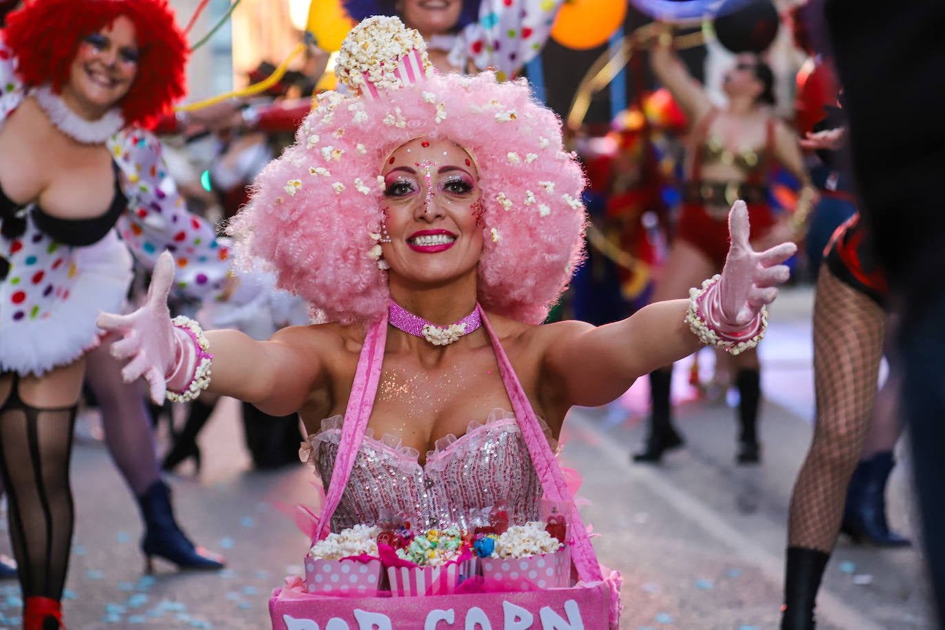 El último gran desfile de grupos del Carnaval de Cabezo de Torres, en imágenes