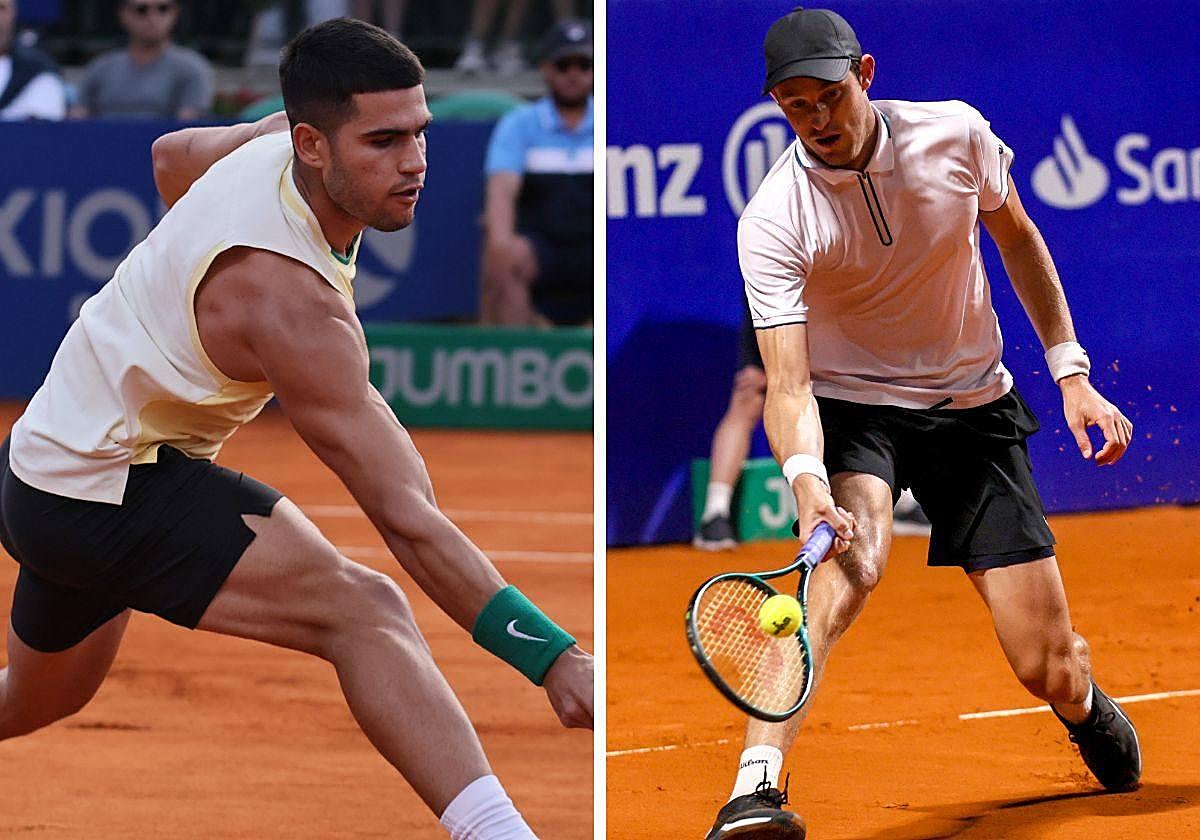 Carlos Alcaraz y Nicolás Jarry.