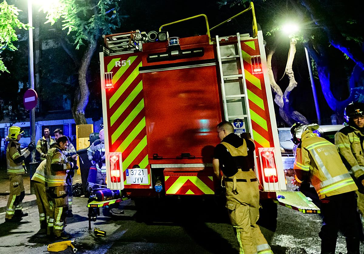 Bomberos en una imagen de archivo.