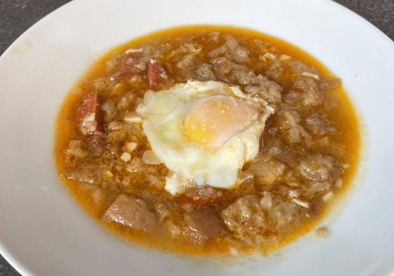 Sopa castellana.