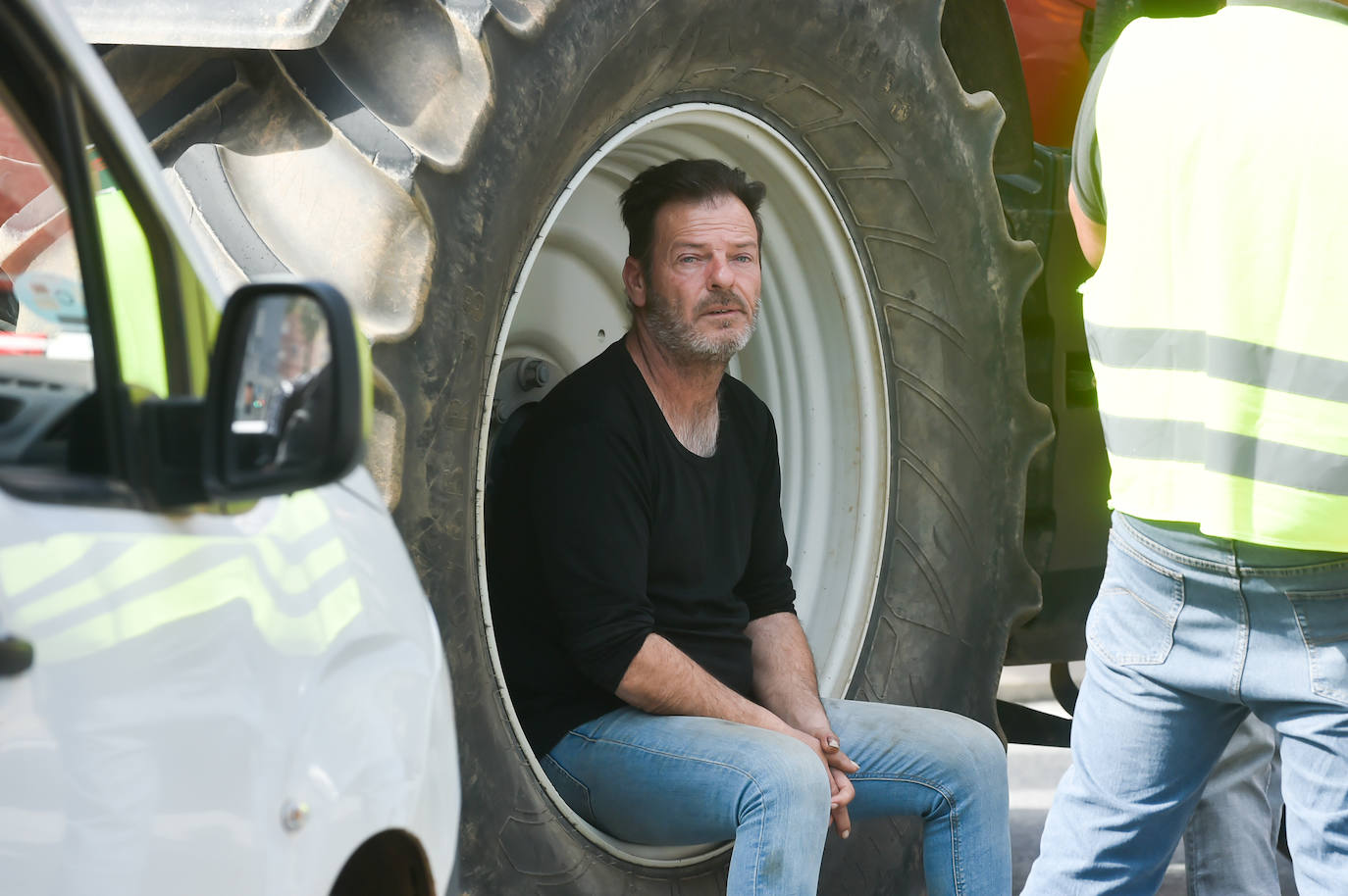 Las protestas de los agricultores llegan a Murcia el 21-F, en imágenes