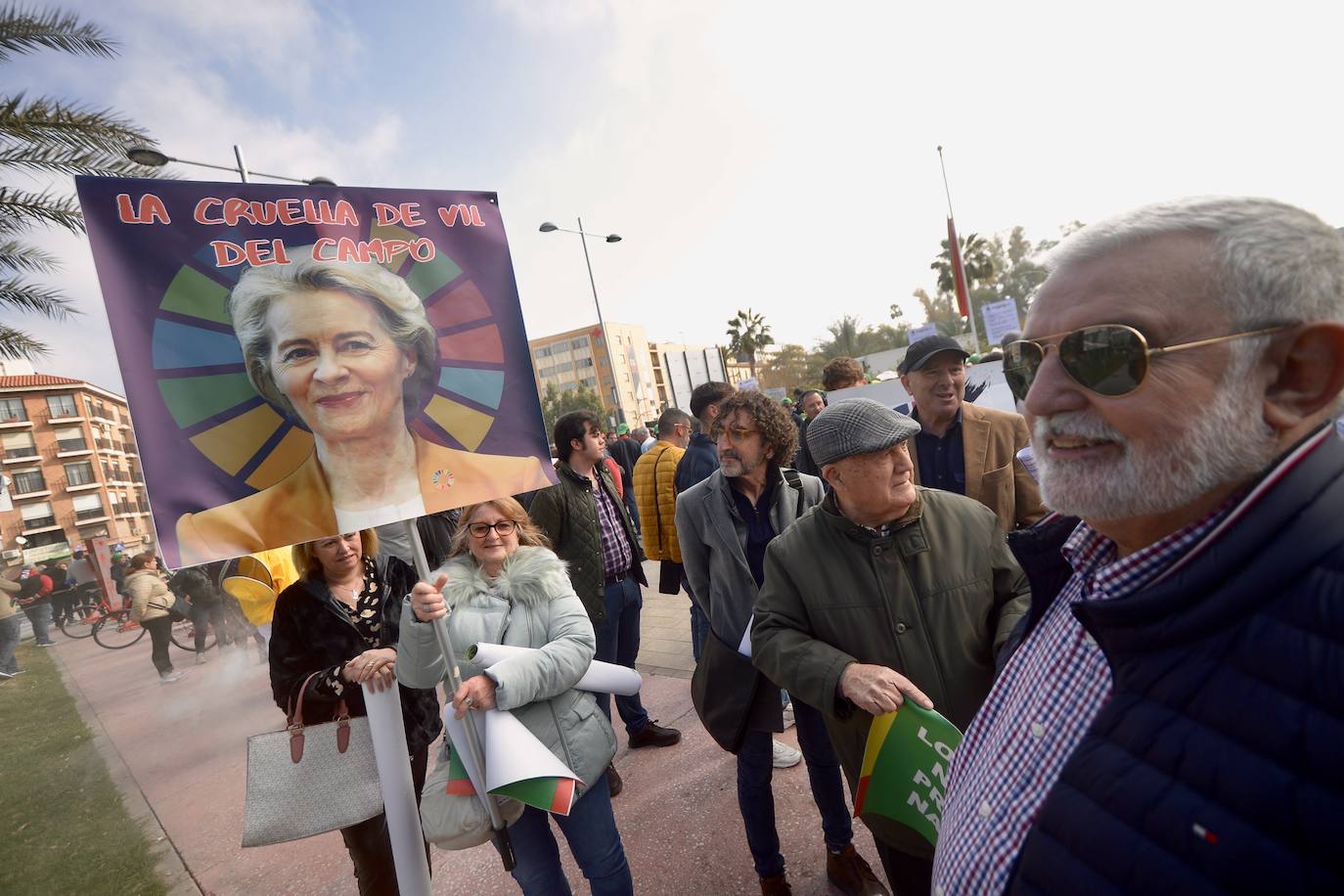 Las protestas de los agricultores llegan a Murcia el 21-F, en imágenes