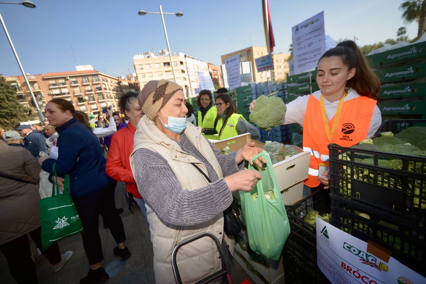 Las protestas de los agricultores llegan a Murcia el 21-F, en imágenes