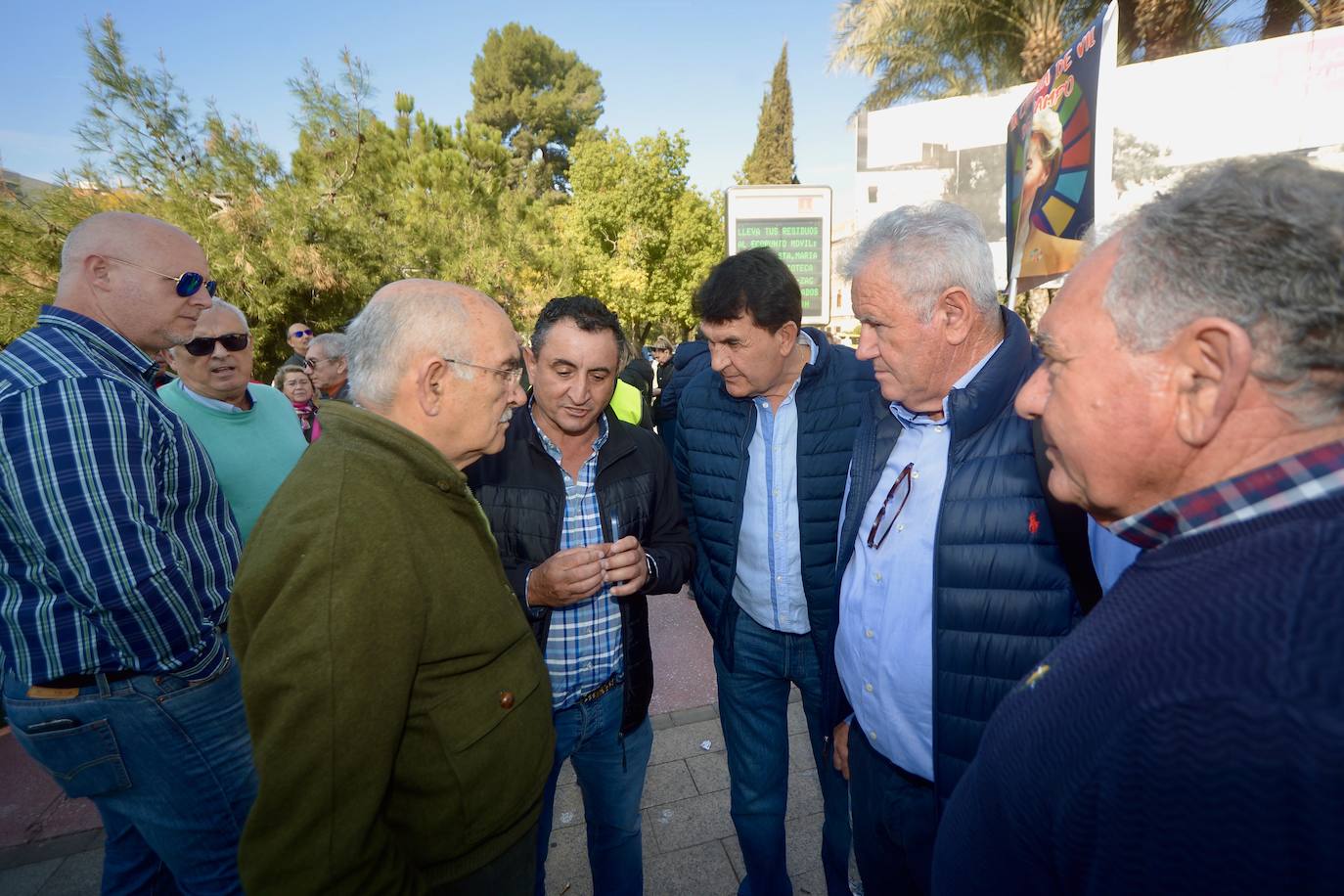 Las protestas de los agricultores llegan a Murcia el 21-F, en imágenes