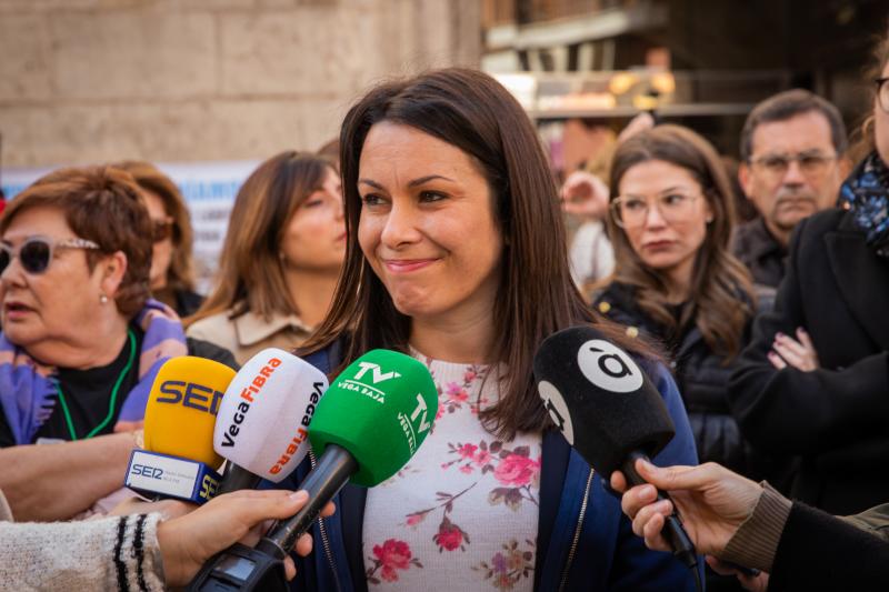 La protesta del Ampa del Centro Oriol, en imágenes