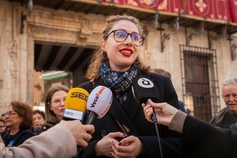 La protesta del Ampa del Centro Oriol, en imágenes