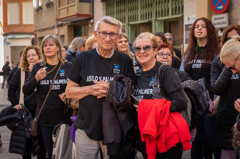 La protesta del Ampa del Centro Oriol, en imágenes