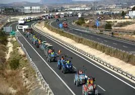 La caravana de vehículos dela Vega Alta llegó a medir cuatro kilómetros.