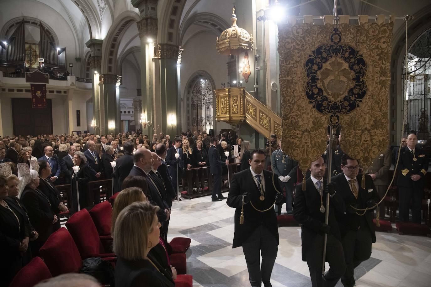 Imágenes del Resurrexit en la iglesia de Santa María de Gracia en Cartagena