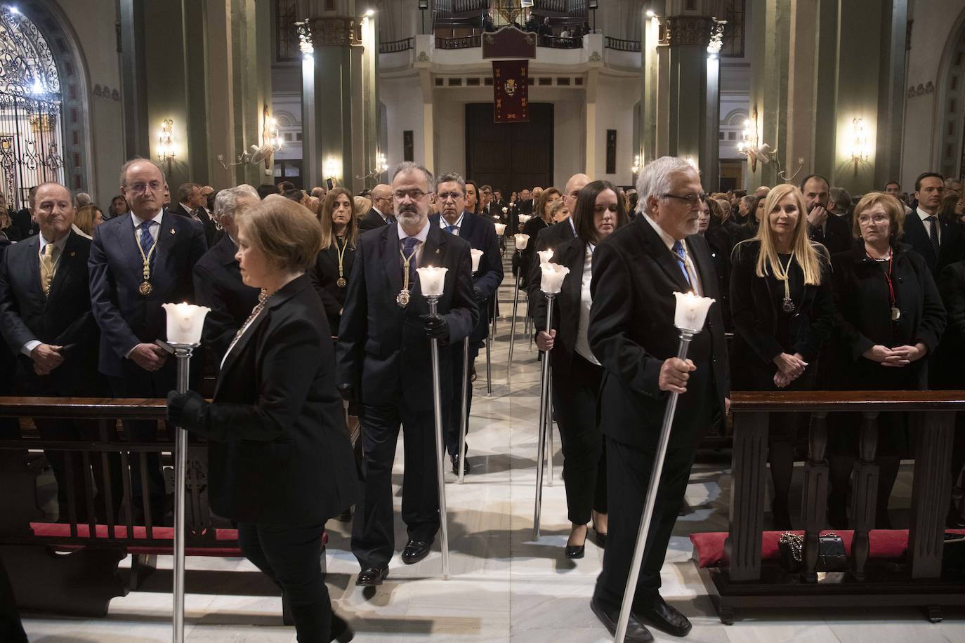 Imágenes del Resurrexit en la iglesia de Santa María de Gracia en Cartagena