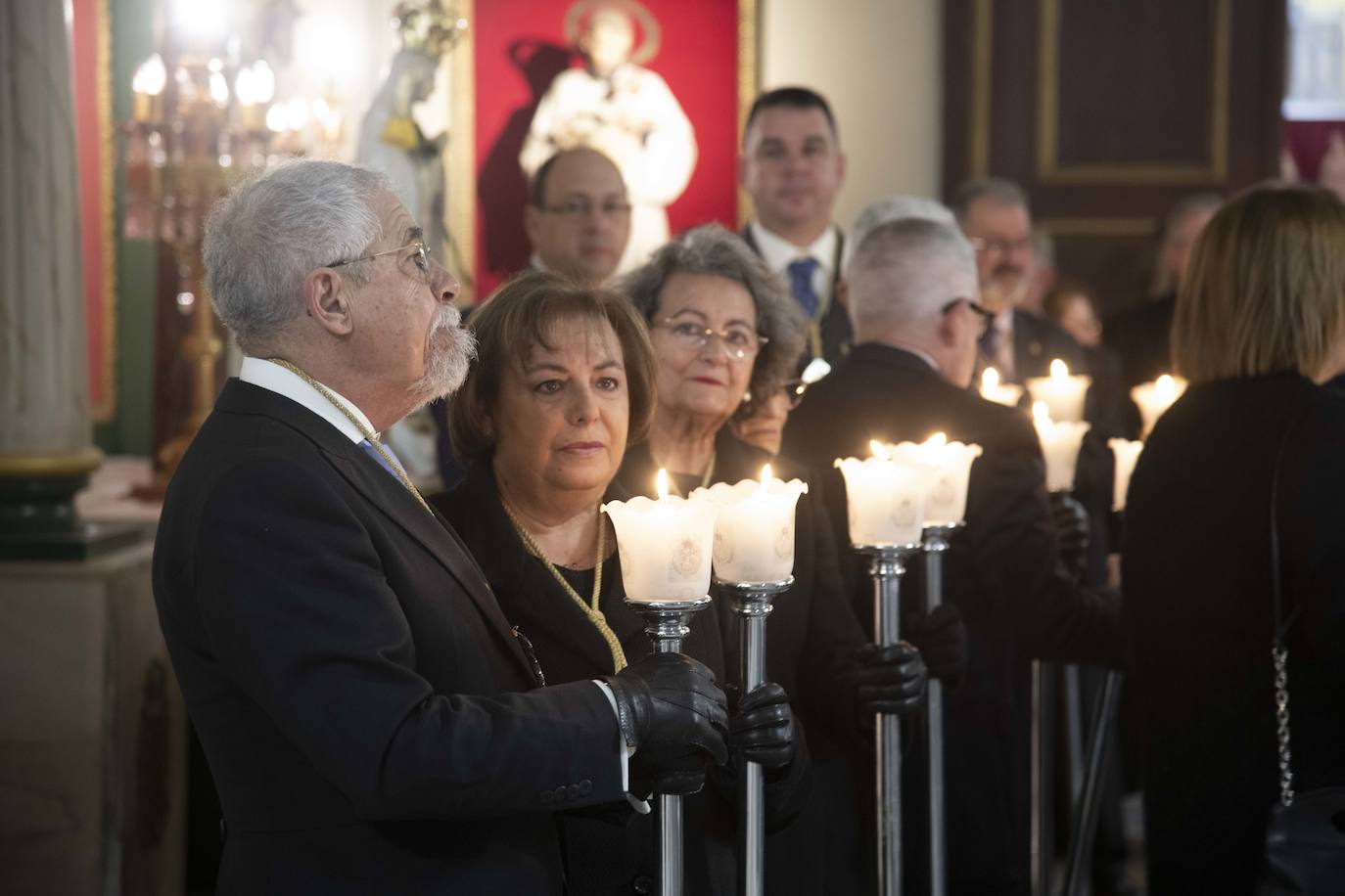 Imágenes del Resurrexit en la iglesia de Santa María de Gracia en Cartagena