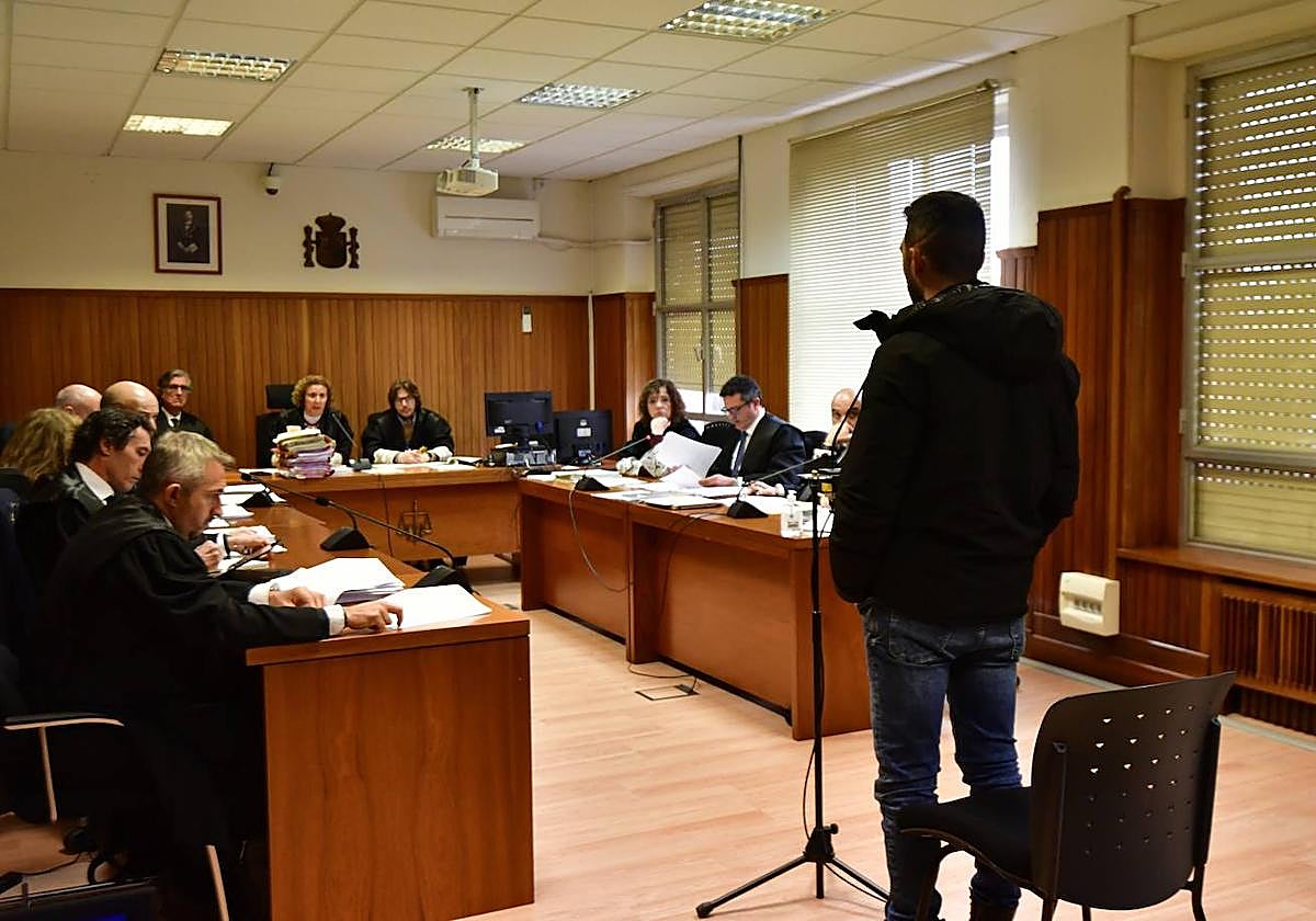 Andrés Martínez, en el juicio celebrado este lunes.