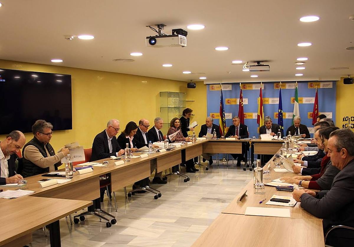 Reunión de la Comisión Permanente de la Sequía, este miércoles.